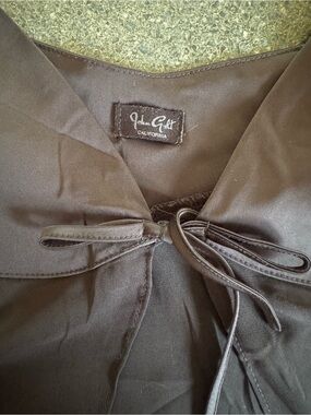 Brandy Melville Brown Tie-Front Trench Coat